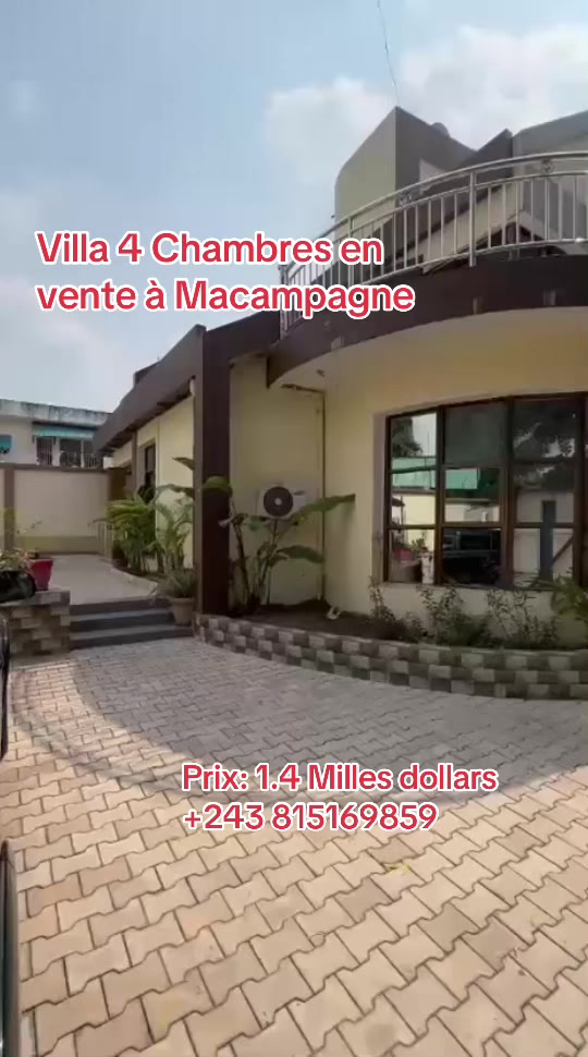 Maison de 4 chambres à vendre à Ngaliema