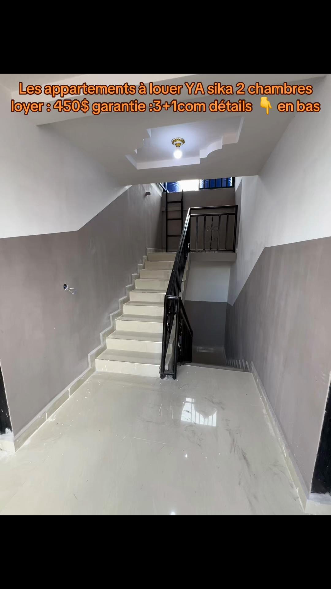 Appartement de 2 chambres à louer à CPA Mushie, Mont Ngafula