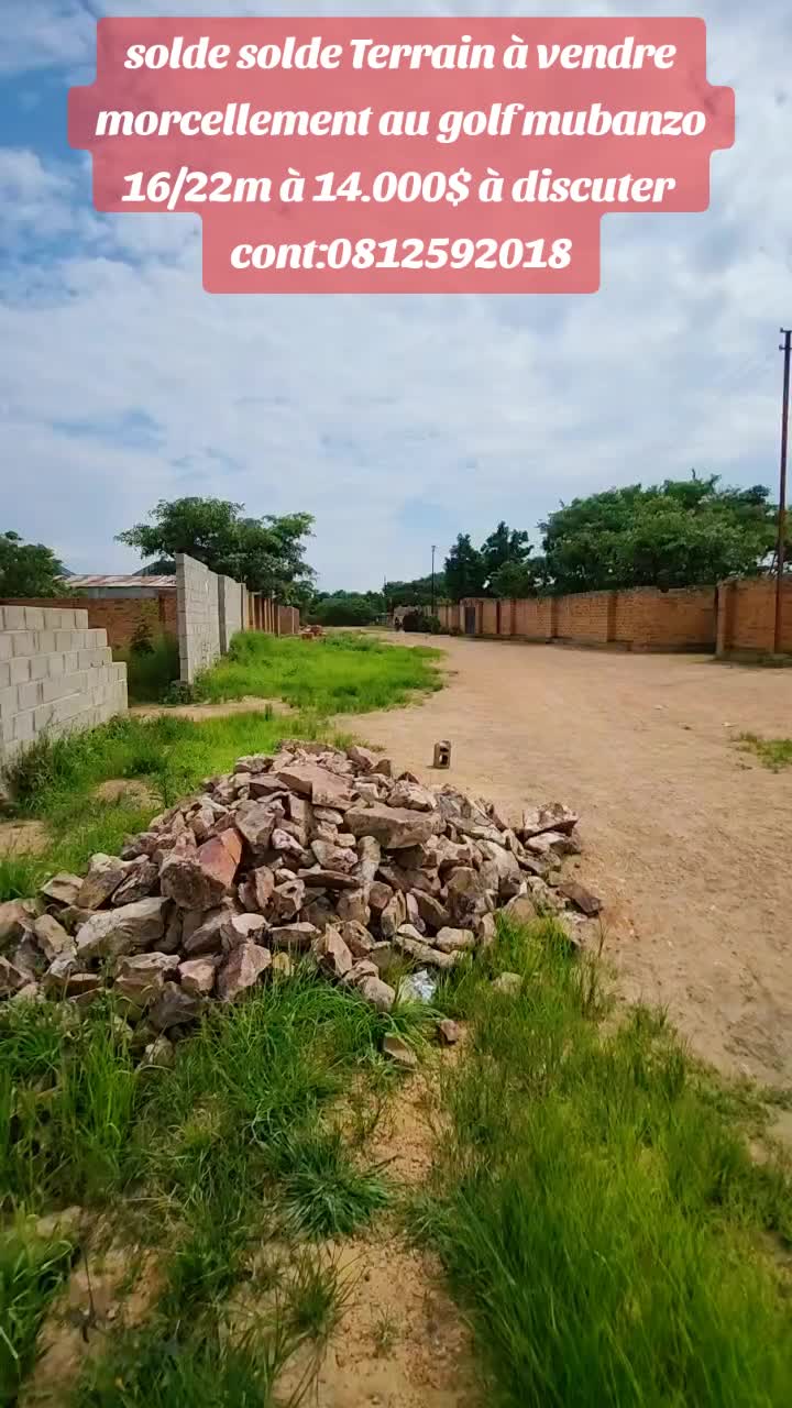 Terrain à vendre à Golf Mubanzo, Lubumbashi