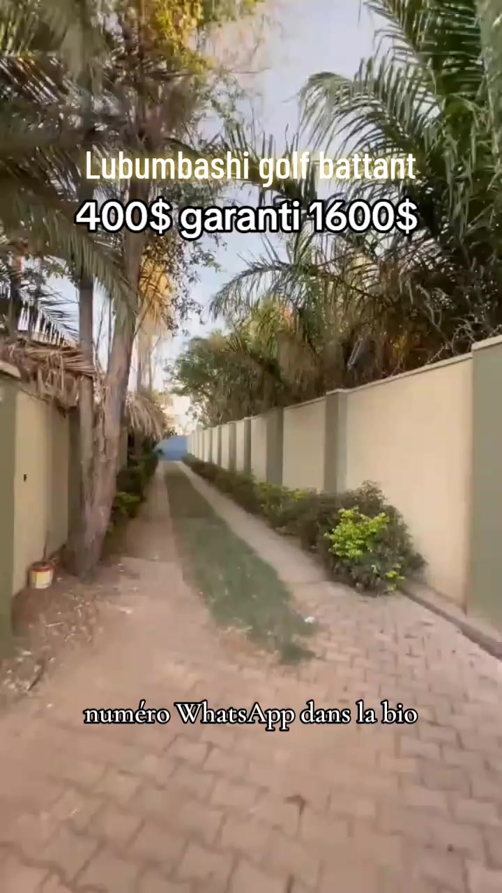 Maison de 3 chambres à louer à Golf, Lubumbashi