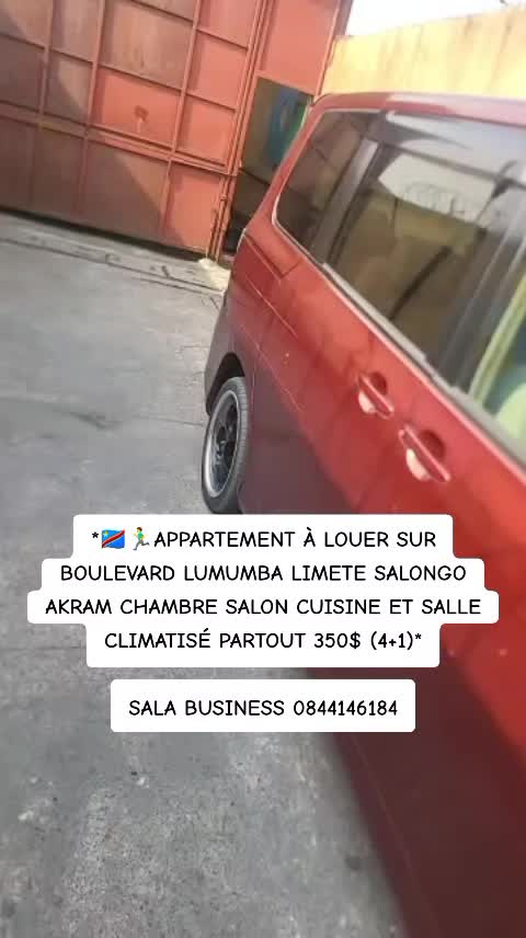 Appartement de 1 chambre à louer à Salongo, Limete