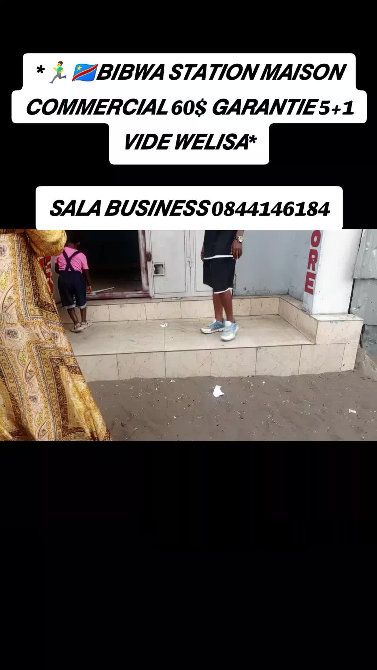 Local commercial à louer à Bibwa, Nsele