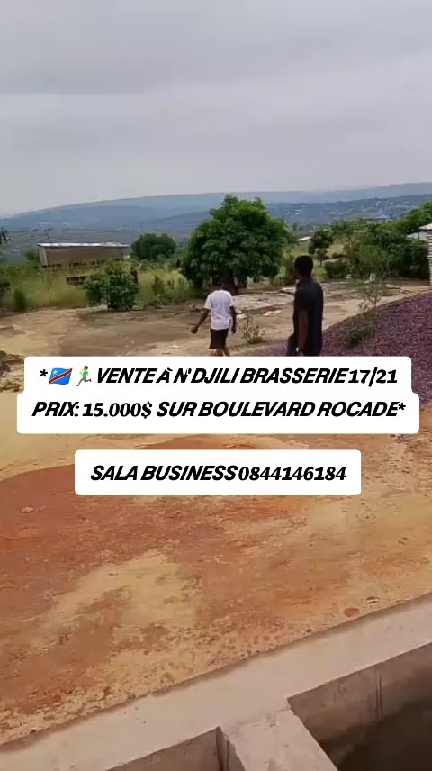 Terrain à vendre à Ndjili
