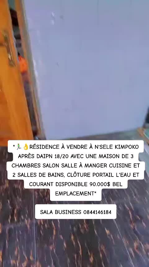 Maison de 3 chambres à vendre à Kimpoko, Nsele