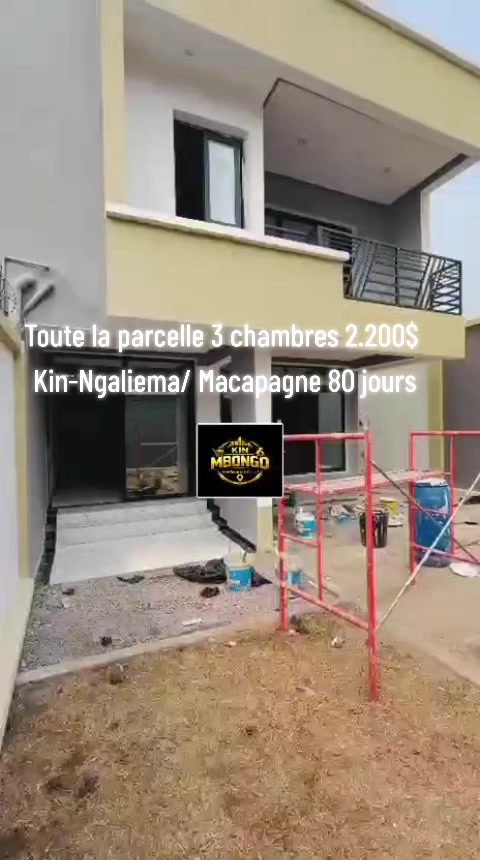Maison de 3 chambres à louer à Jolie Park, Ngaliema