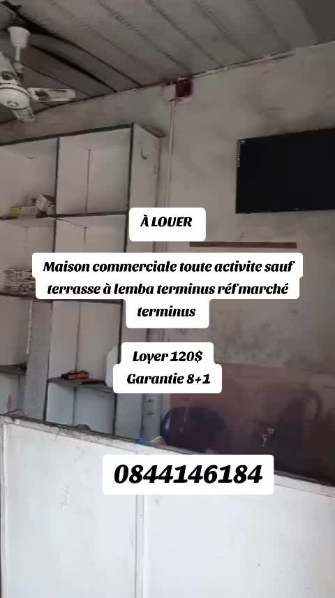 Local commercial à louer à Lemba Terminus, Lemba