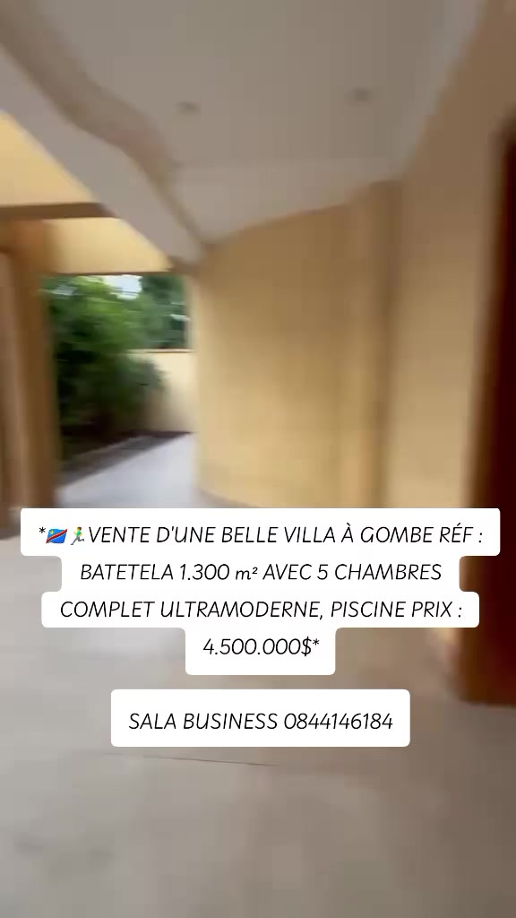 Villa de 5 chambres à vendre à Gombe