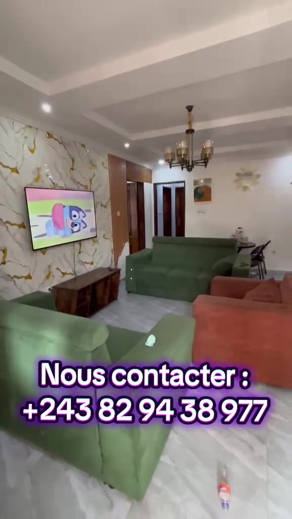 Maison de 2 chambres à vendre à UPN, Ngaliema