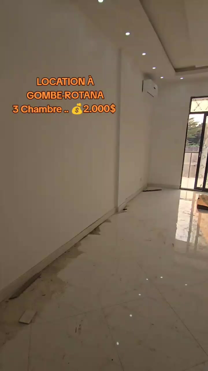 Appartement de 3 chambres à louer à Zone A, Gombe