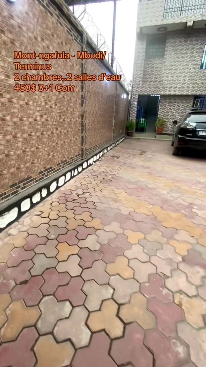 Appartement de 2 chambres à louer à Mbudi, Mont Ngafula