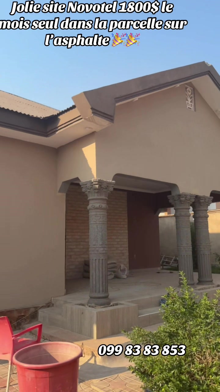 Appartement de 3 chambres à louer à Joli Site, Manika, Kolwezi