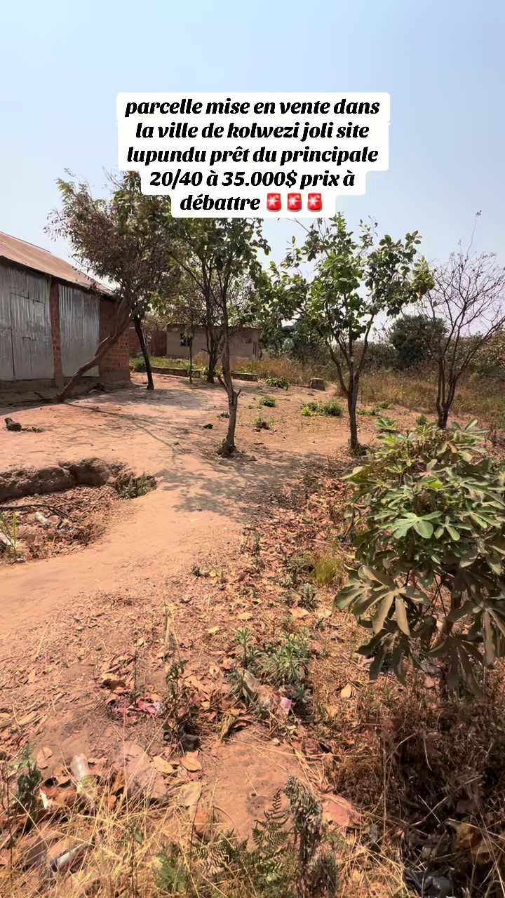Terrain à vendre à Joli Site, Manika, Kolwezi