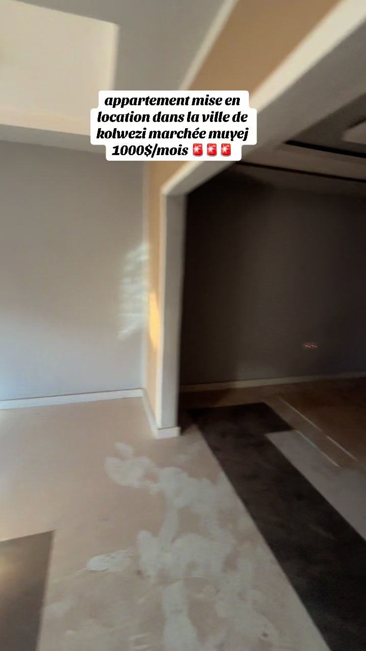 Appartement de 3 chambres à louer à Joli Site, Manika, Kolwezi