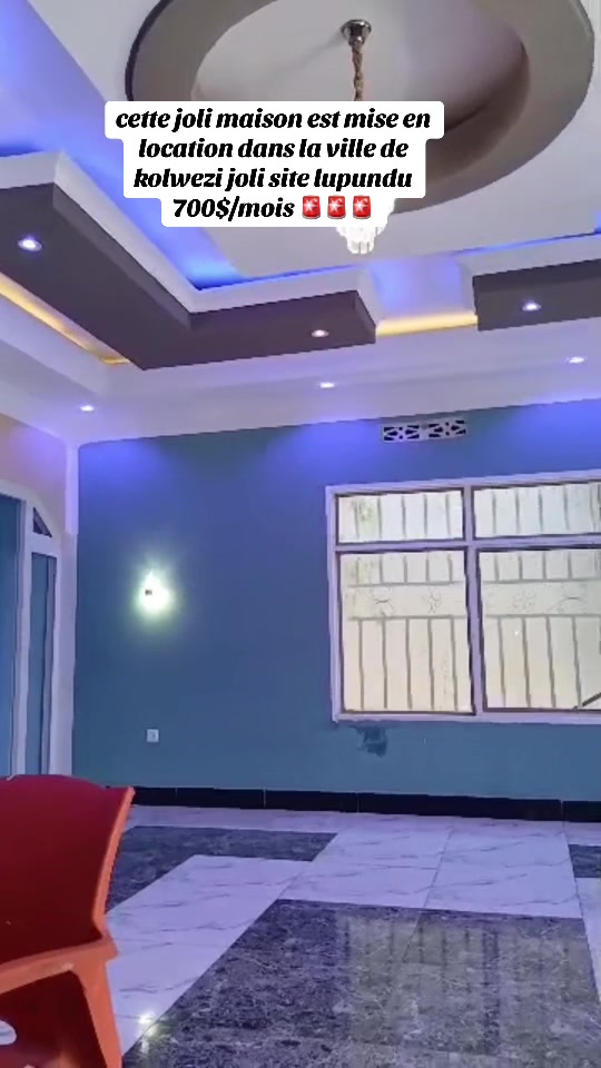 Maison de 3 chambres à louer à Joli Site, Manika, Kolwezi
