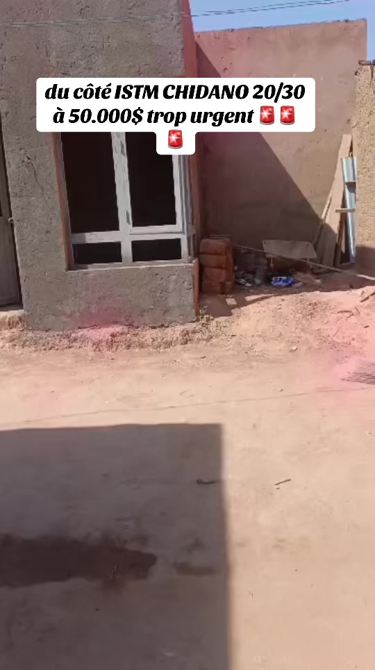 Maison de 3 chambres à vendre à ISTM, Dilala, Kolwezi