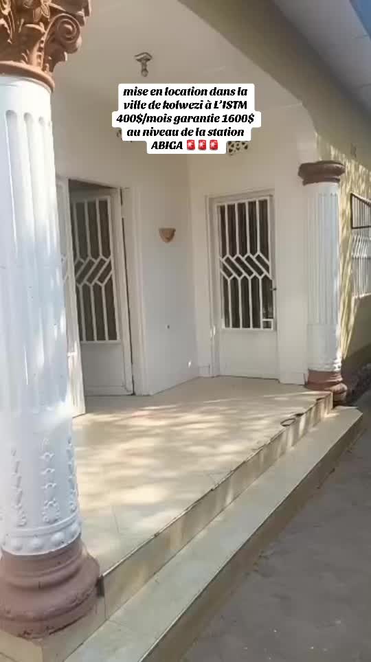 Maison de 3 chambres à louer à ISTM, Dilala, Kolwezi