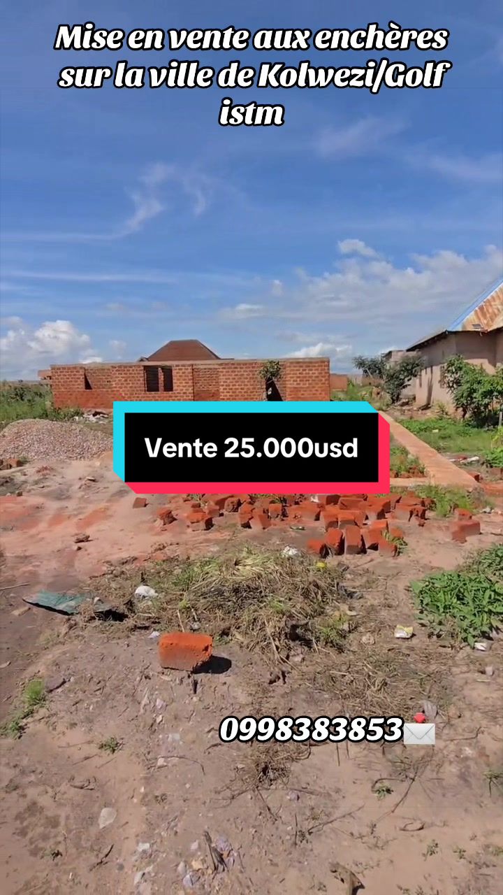 Maison de 4 chambres à vendre à Golf Plateau, Dilala, Kolwezi