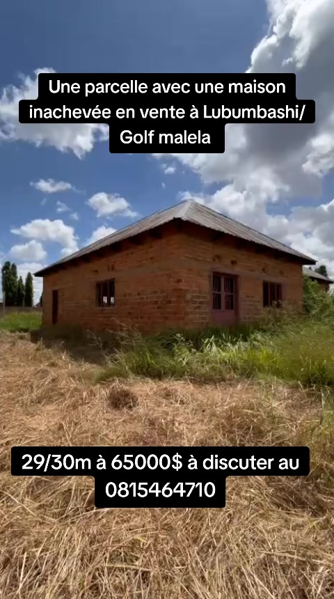 Terrain à vendre à Golf Malela, Lubumbashi