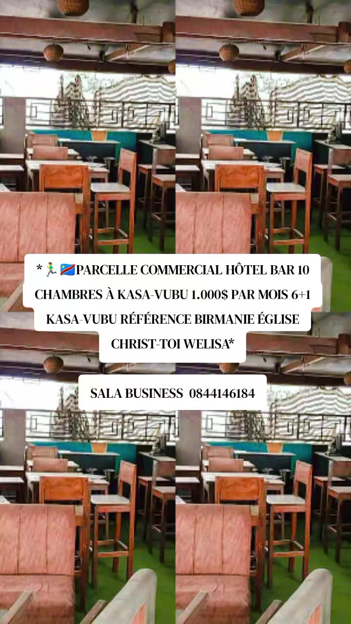 Local commercial à louer à Kasa-Vubu