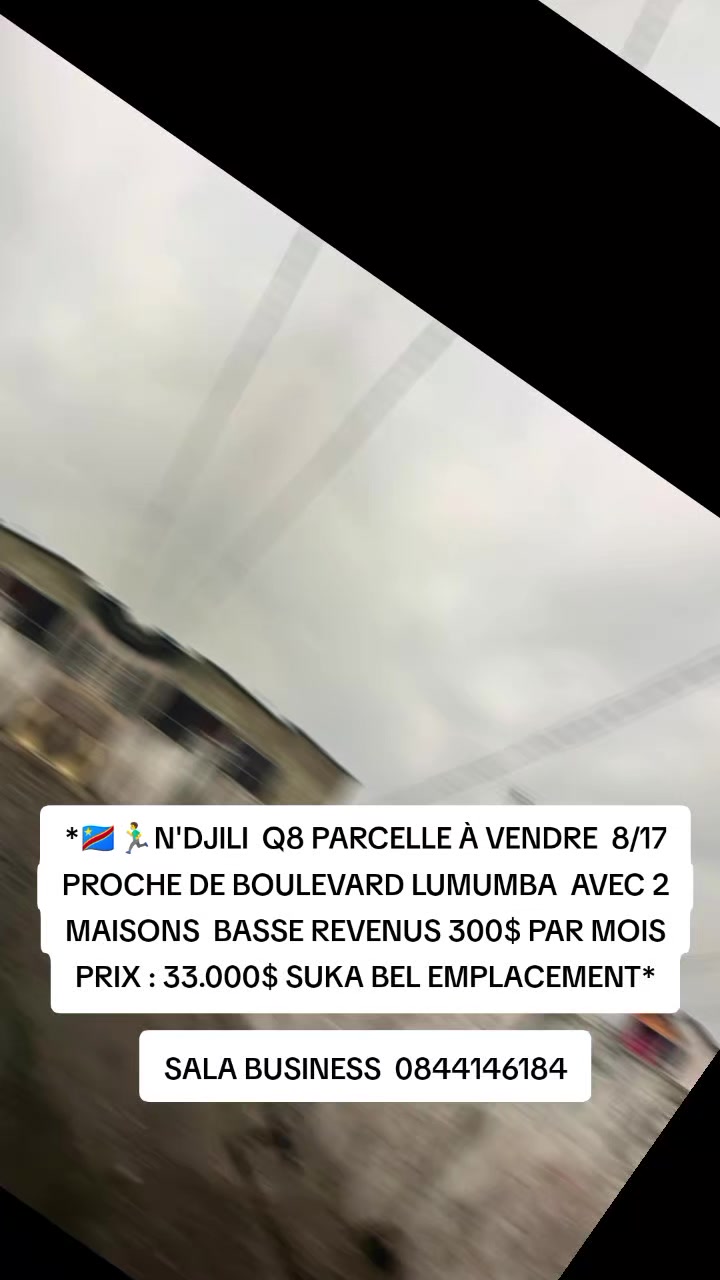 Maison à vendre à Quartier 8, Ndjili