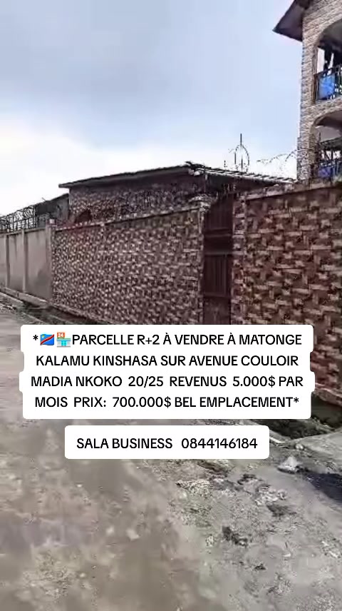 Immeuble à vendre à Matonge, Kalamu