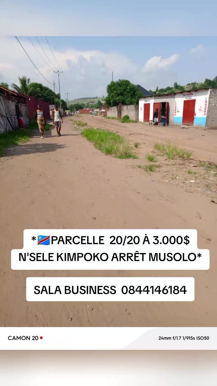 Parcelle à vendre à Kimpoko, Nsele