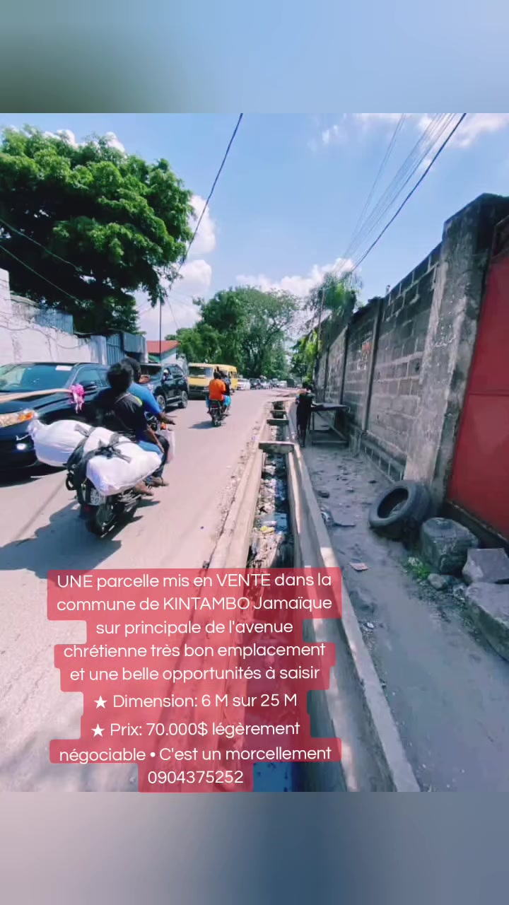 Parcelle à vendre à Jamaïque, Kintambo