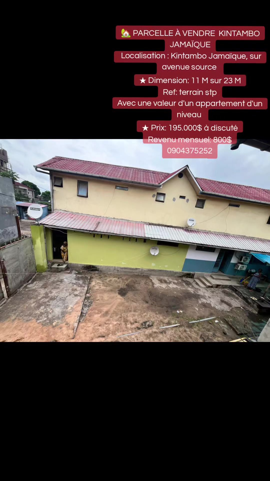 Parcelle à vendre à Jamaïque, Kintambo