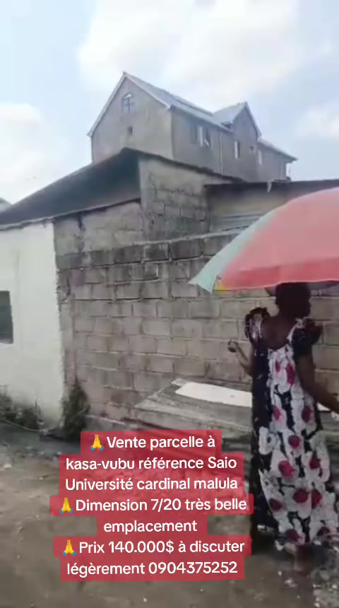 Parcelle à vendre à Saïo, Kasa-Vubu