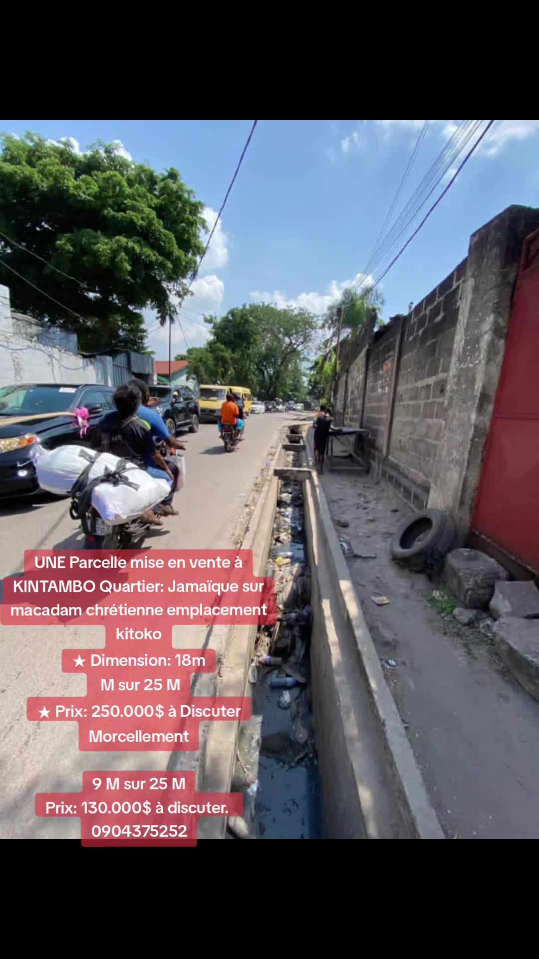 Parcelle à vendre à Jamaïque, Kintambo