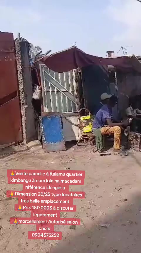 Parcelle à vendre à Kimbangu, Kalamu