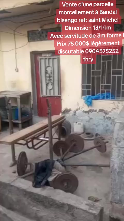 Parcelle à vendre à Bisengo, Bandalungwa